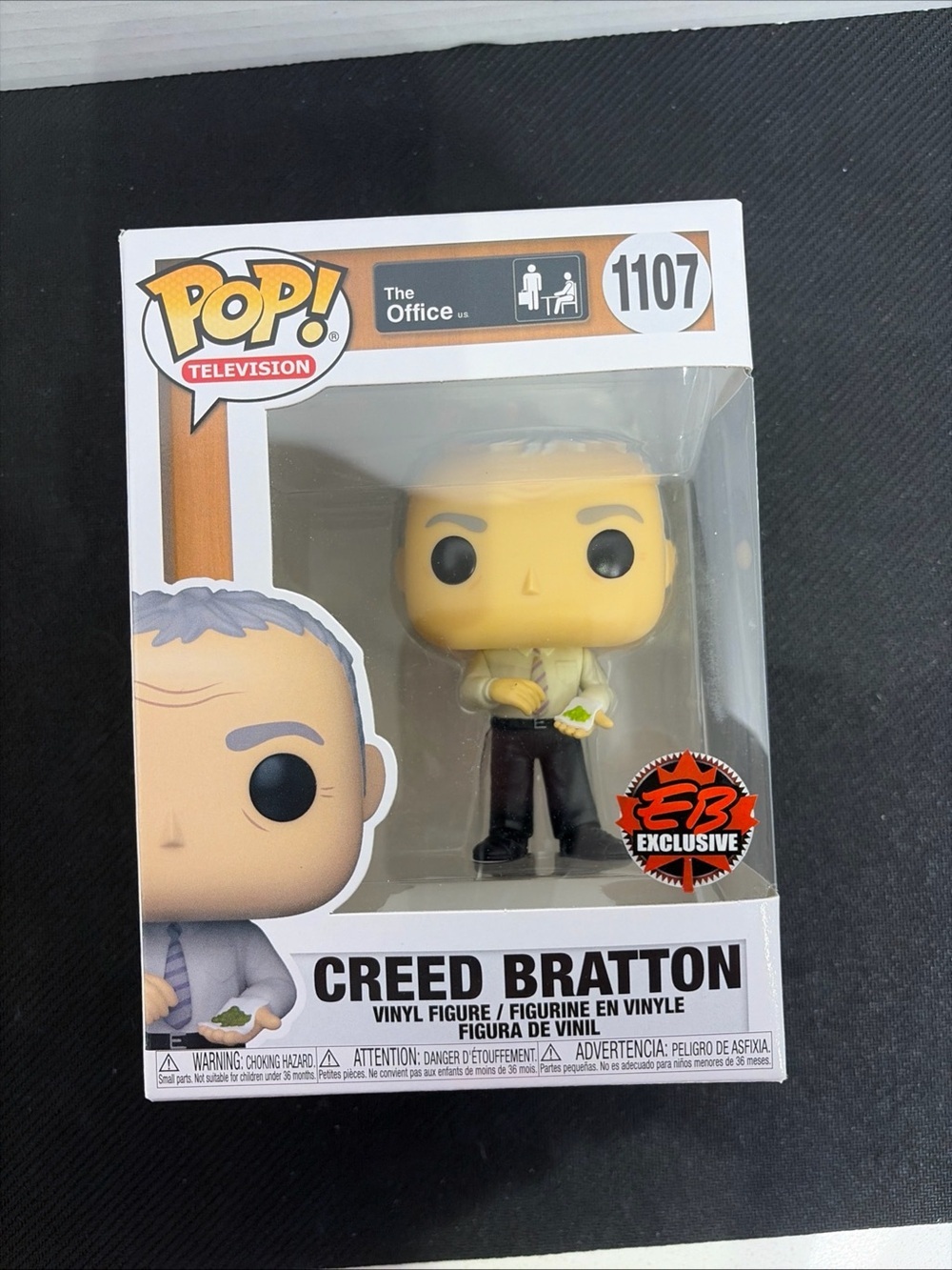 Funko POP Creed Bratton #1107 Vinyl Figure The Office EB Games Exclusive